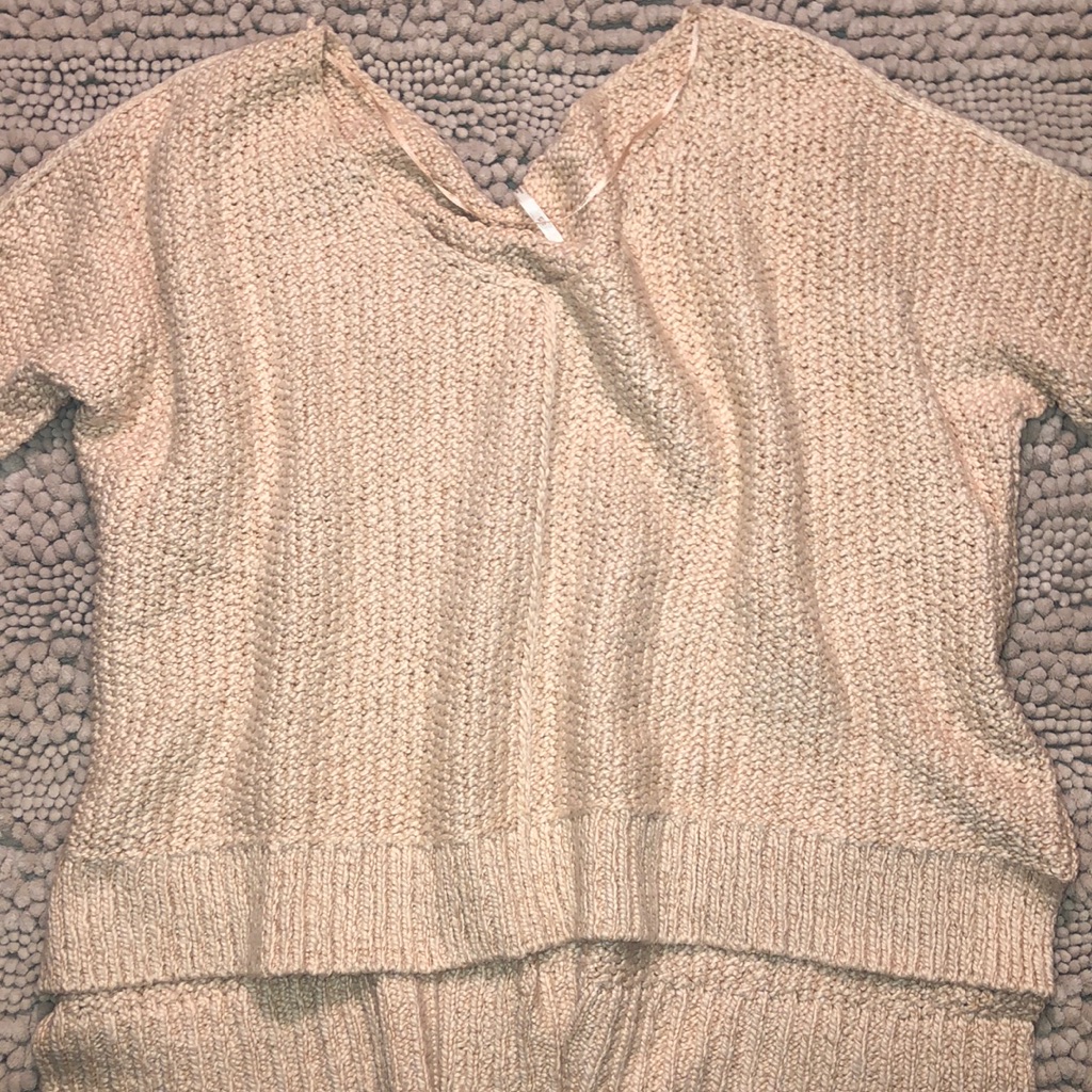 Free People Oversized Short Sleeve Sweater